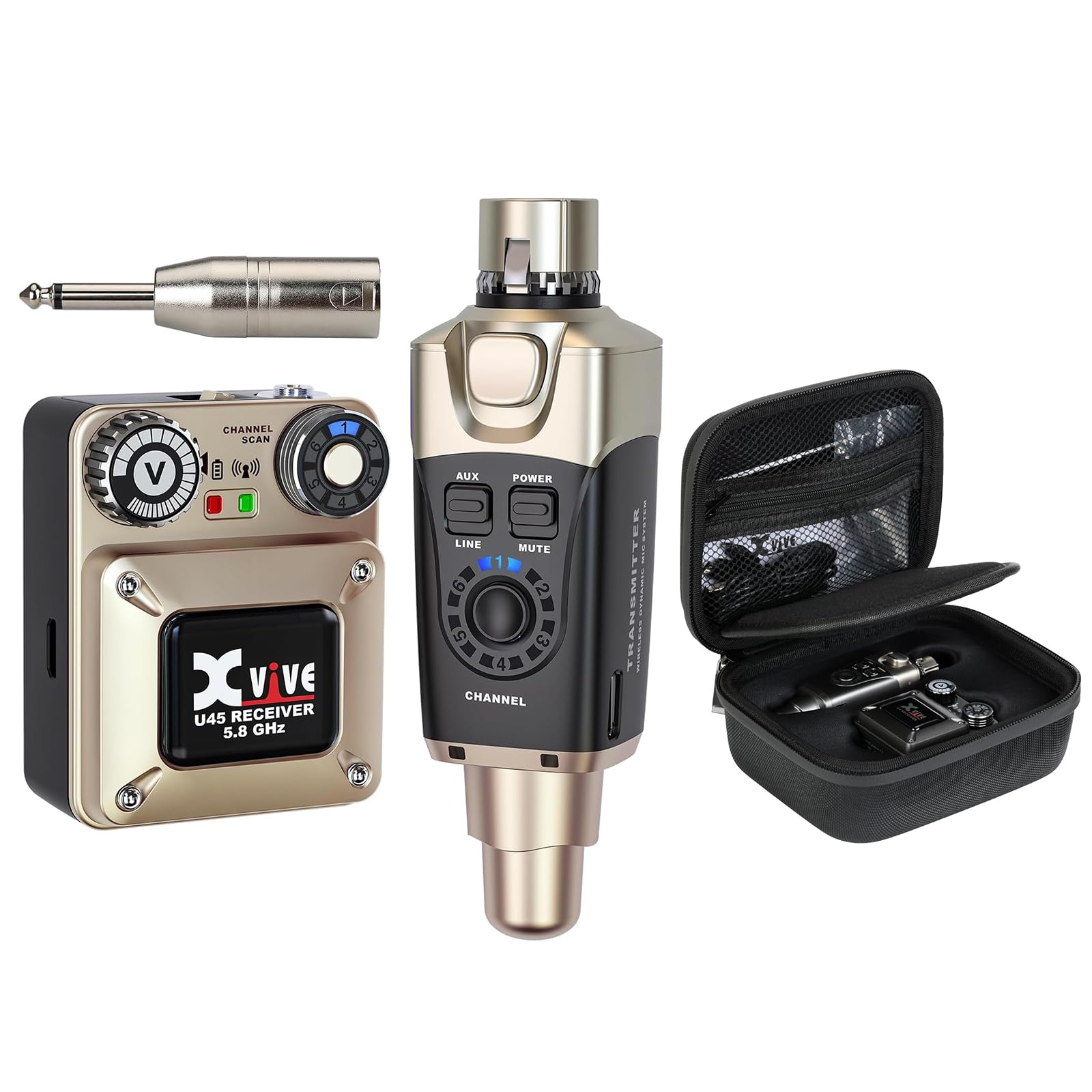 Amazon.com: Xvive U45 Wireless in Ear Monitor System 5.8ghz with